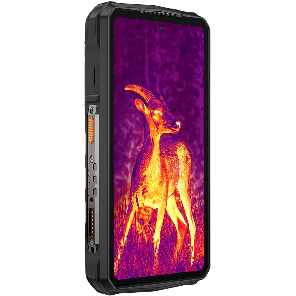 Telefon mobil Ulefone Armor 29 Pro Thermal ThermoVue T2, Dual SIM, 5G, Dimensity 7400, AMOLED 6.67-inch 120Hz 2200nits + 1.04-inch, 32GB RAM / 512GB, Camera 50MP AF + 64MP Night + 50MP Macro Ultra Wide, 21200mAh, 120W, NFC, IP68/IP69K, Android 15