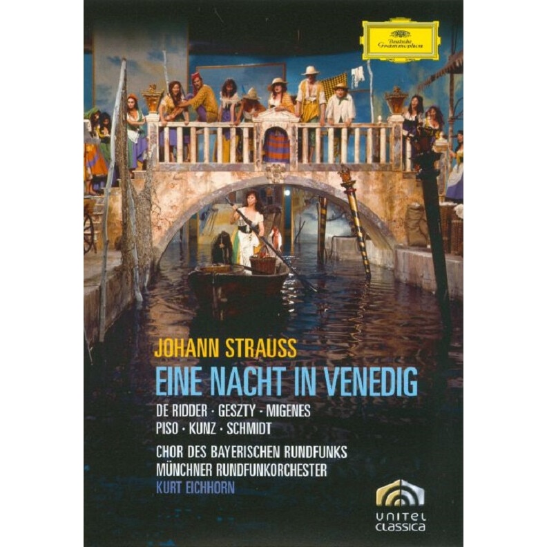 Anton De Ridder, Sylvia Geszty, Trudeliese Schmidt - Strauss, J.: Eine Nacht In Venedig (DVD)