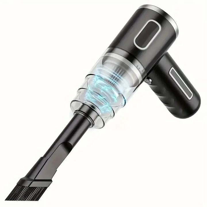 Aspirator multifunctional ZYBLSSBB fara fir negru autonomie lunga