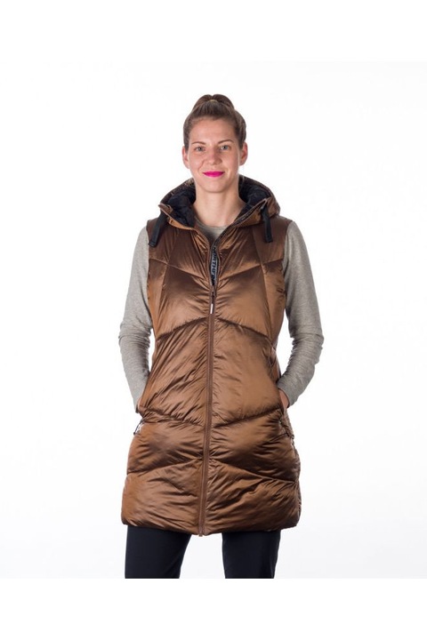 Vesta Dama NORTHFINDER, Lunga pentru oras, ROSEMARY VE-4464SP, MARONIU, XL