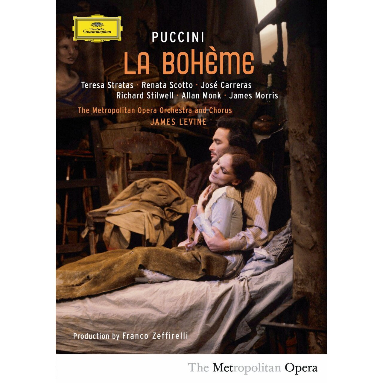 Teresa Stratas, Renata Scotto, José Carreras - Puccini: La Bohème (DVD)