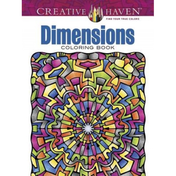 Creative Haven Dimensions Coloring Book, John Wik (Author)