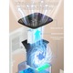 Dezumidificator PRESOMA®, Rezervor 1600ml, 2 moduri, Temporizator 24 de Ore, Display LCD, 7 Lumini LED Colorate, Functie de Oprire Automata, Functie Uscare Haine, Alb
