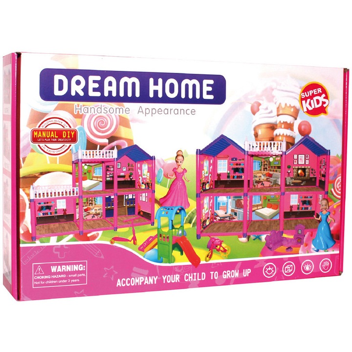 Casa de papusi cu accesorii