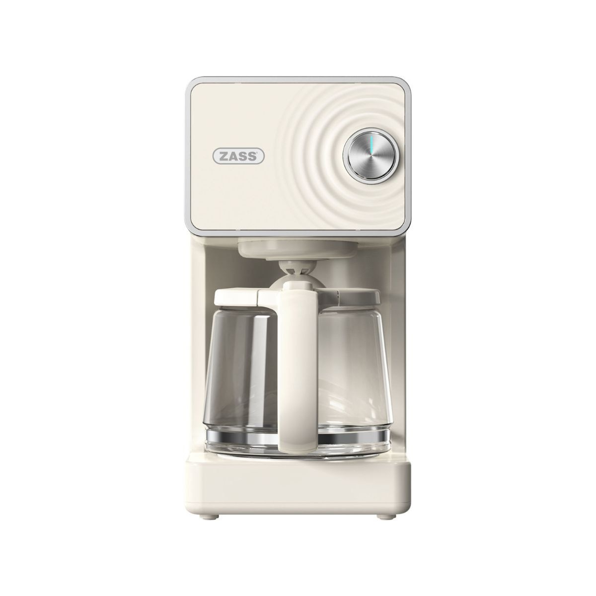 Cafetiera cu filtru ZASS ZCM 12 Wave Edition Crem