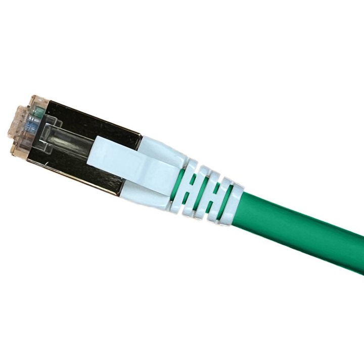 Cablu Patch Cord R&M CAT 6A, 1m, verde, UTP, RJ45