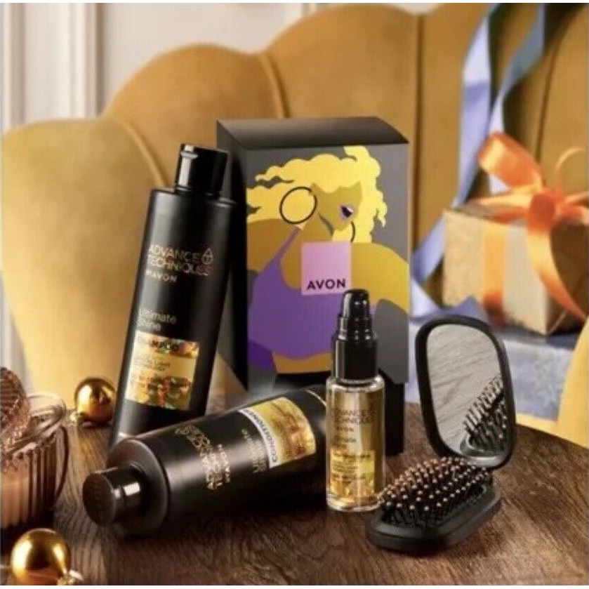 Set cadou Advance Techniques Shine Bright, Avon - Ser Ultimate