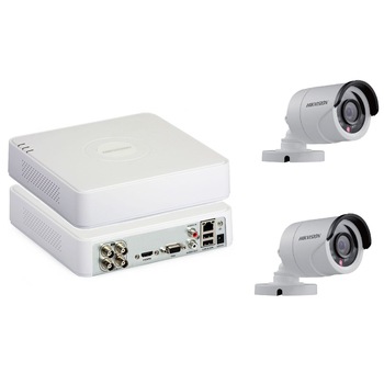 Kit Supraveghere full HD 1080P cu 2 Camere Exterior IR 20m + DVR 4 canale video / 1 canal audio Kit Supraveghere full HD 1080P cu 2 Camere Exterior IR 20m + DVR 4 canale video / 1 canal audio
