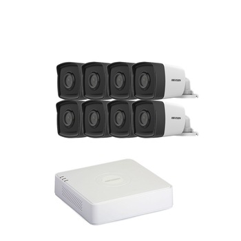 Kit Supraveghere full HD 1080P cu 8 Camere Exterior Exir 80m + DVR 8 canale video / 1 canal audio Kit Supraveghere full HD 1080P cu 8 Camere Exterior Exir 80m + DVR 8 canale video / 1 canal audio