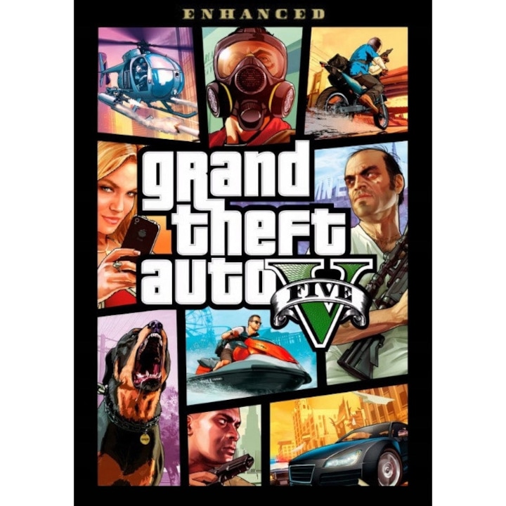 Licenta Joc Grand Theft Auto V Enhanced Pc Key Rockstar (Cod Activare Instant)