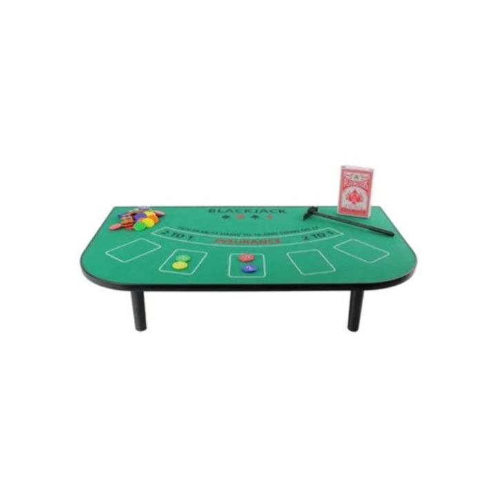 Маса за покер, зелена