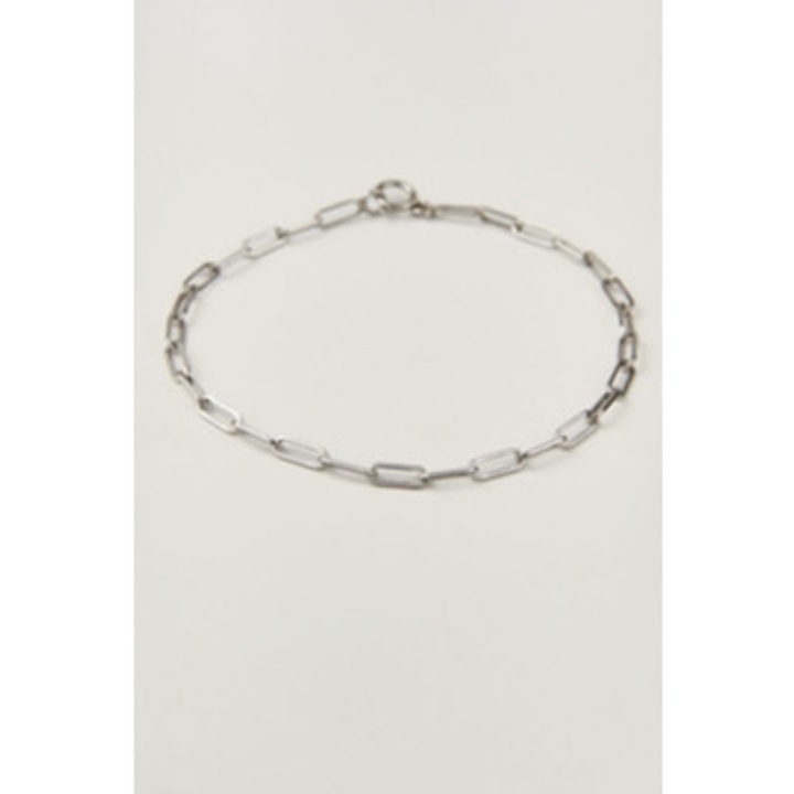 Bratara din argint placat, design indraznet, argintie