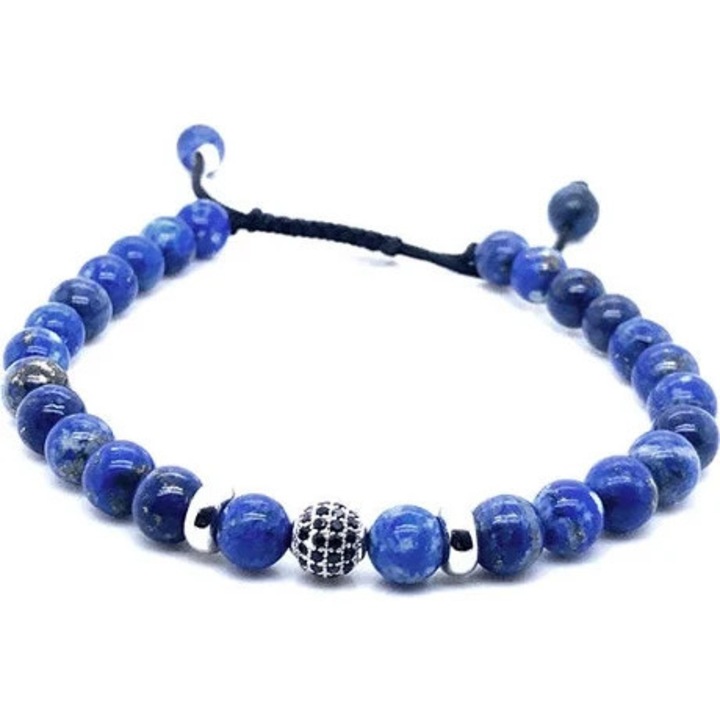 Bratara din piatra albastra, marime unica