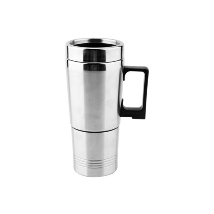 Termos electric din otel inoxidabil, 350ML, 12V, pentru cafea si ceai
