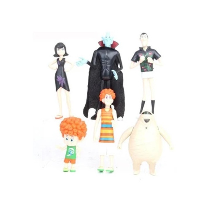 Комплект фигурки Хотел Трансилвания, 6 броя, 9-15 см