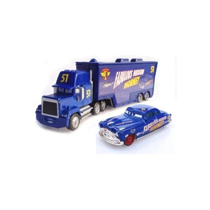 Masinuta diecast Lightning McQueen, 1:55, multicolor