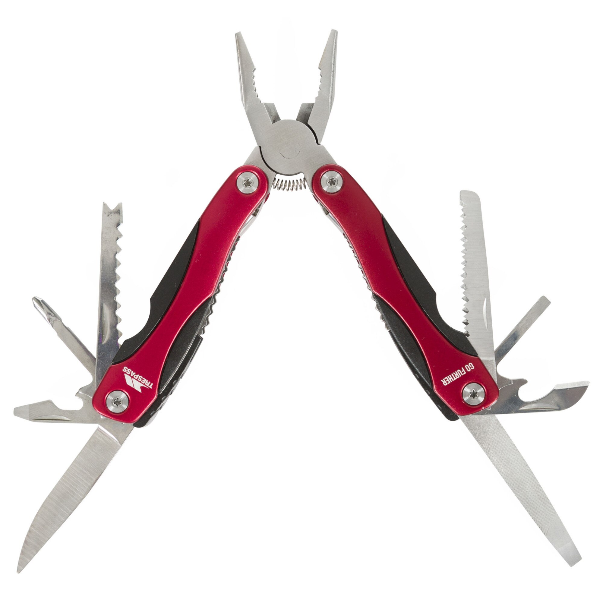 Multi-tool Trespass Gazonty, 10 functii, 100 x 46cm, Red