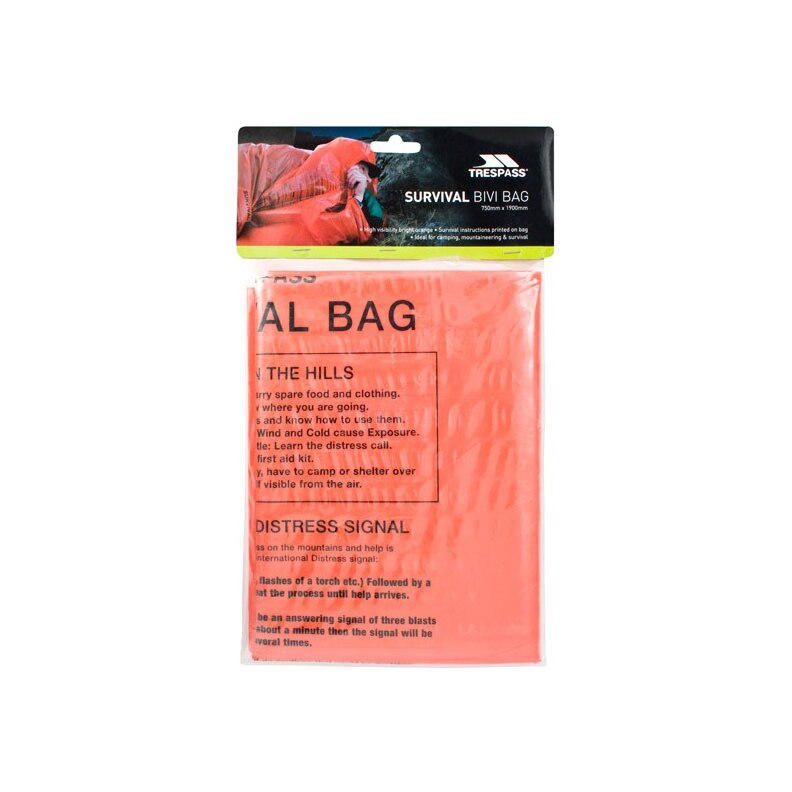 Folie supravietuire Trespass Radiator Waterproof, 750 x 1900mm, Orange