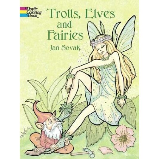 Trolls, Elves and Fairies Coloring Book, Sovak, Jan Sovak