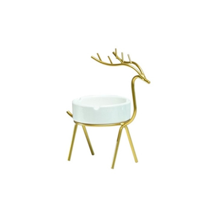 Scrumiera ceramica vintage geometrica