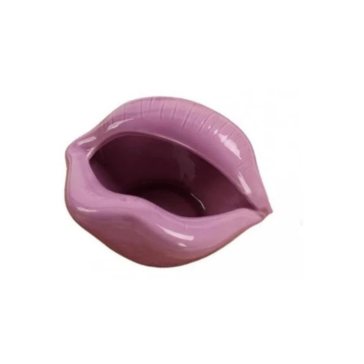 Scrumiera Cartoon, forma de buze, mini, durabila, set cadou