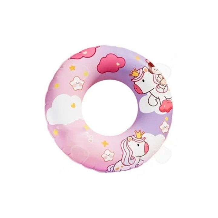 Надуваем пояс за плуване за деца, 50см, Еднорог, комплект за плуване