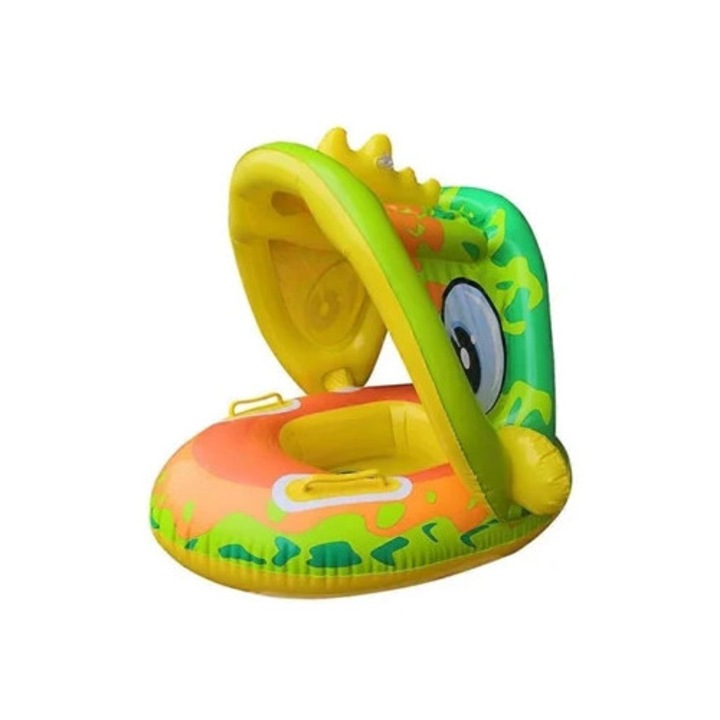 Детски надуваем пояс за плуване, Wiuos, със сенник, 70x70см