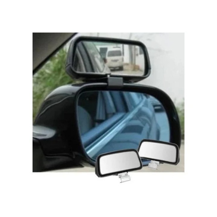 Oglinzi auto set 2 bucati, 11x7cm, negre