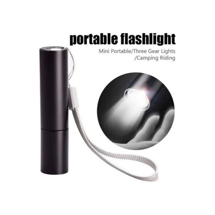 Lanterna LED Mini 5V USB Reincarcabila YAN410