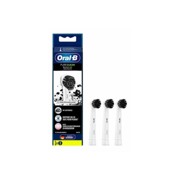 Set de 3 capete de inlocuire pentru periuta electrica ORAL-B Pure Clean