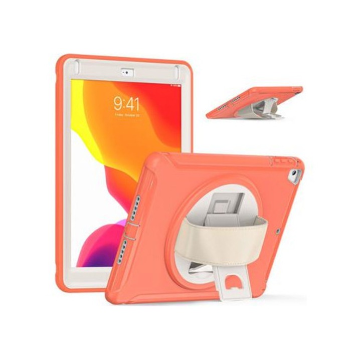 Калъф за таблет за iPad 9.7- (2017)/(2018)/Pro 9.7- (2016)/Air (2013)/Air 2, оранжев