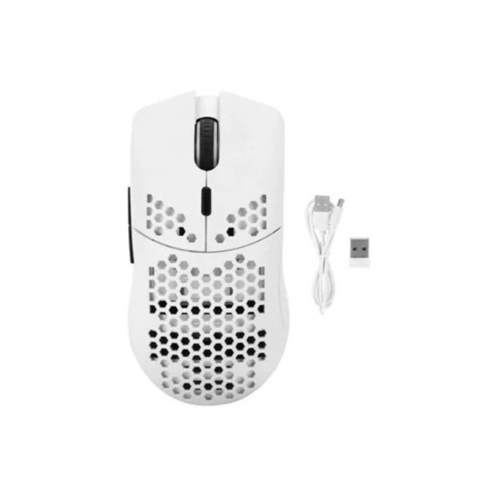 Mouse wireless Hurrise Hxsj-T66, gaming, 2.4Ghz, portabil, pentru PC