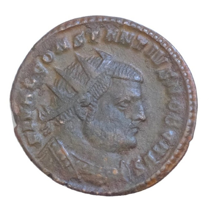 Антична Римска монета - Констанций I Хлор Цезар ( 293-305 )