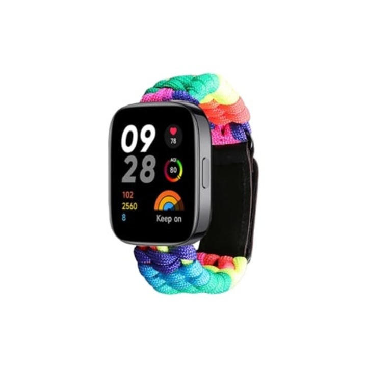 Xiaomi Redmi Watch 3 okosóra, többszínű szíj