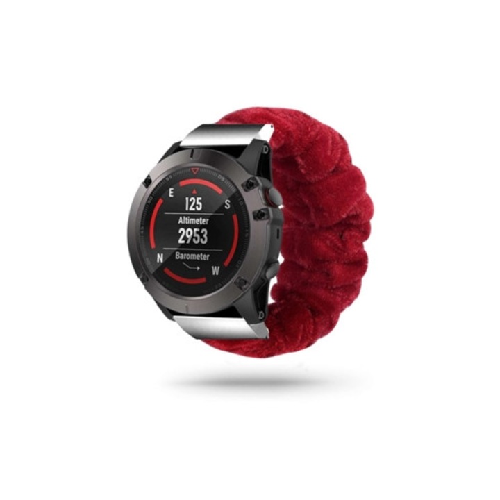 Bratara Scrunchie Garmin Instinct 2 Camo Edition, rosie, accesorii smartwatch