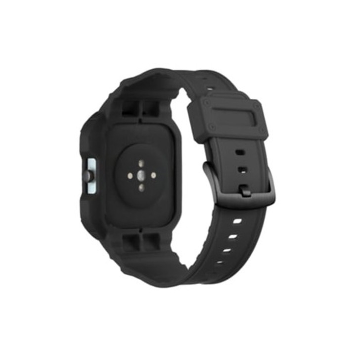 Szilikon szíj One Piece Huami Amazfit Gts 1/2/3/4 okosórához, fekete