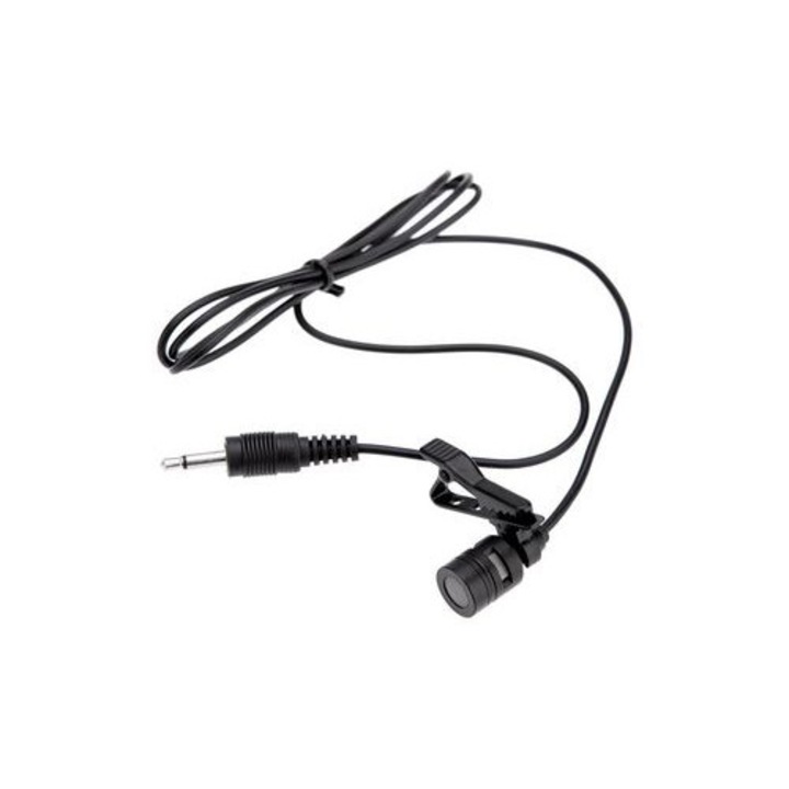 Microfon metalic mono 3.5mm cu clip pentru laptop si PC