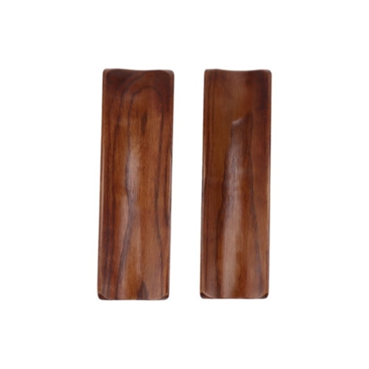 Set 2 farfurii sushi dreptunghiulare din lemn, stil japonez, 72x21in