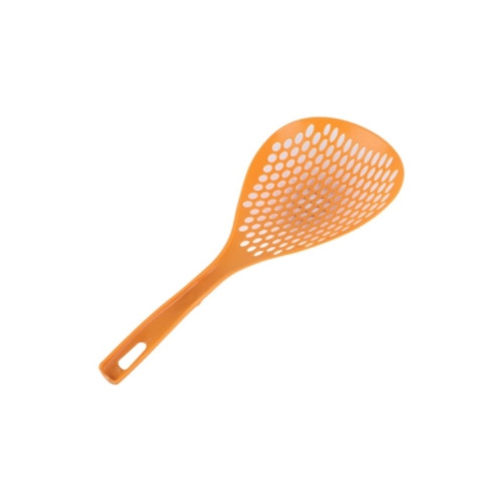 Polonic cu maner lung, plastic rezistent la temperaturi ridicate, pentru paste si galuste