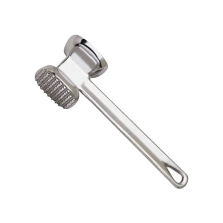 Polonic de bucatarie, cu capete din aliaj de aluminiu si ciocan metalic, pentru friptura, pui, peste, porc, 315
