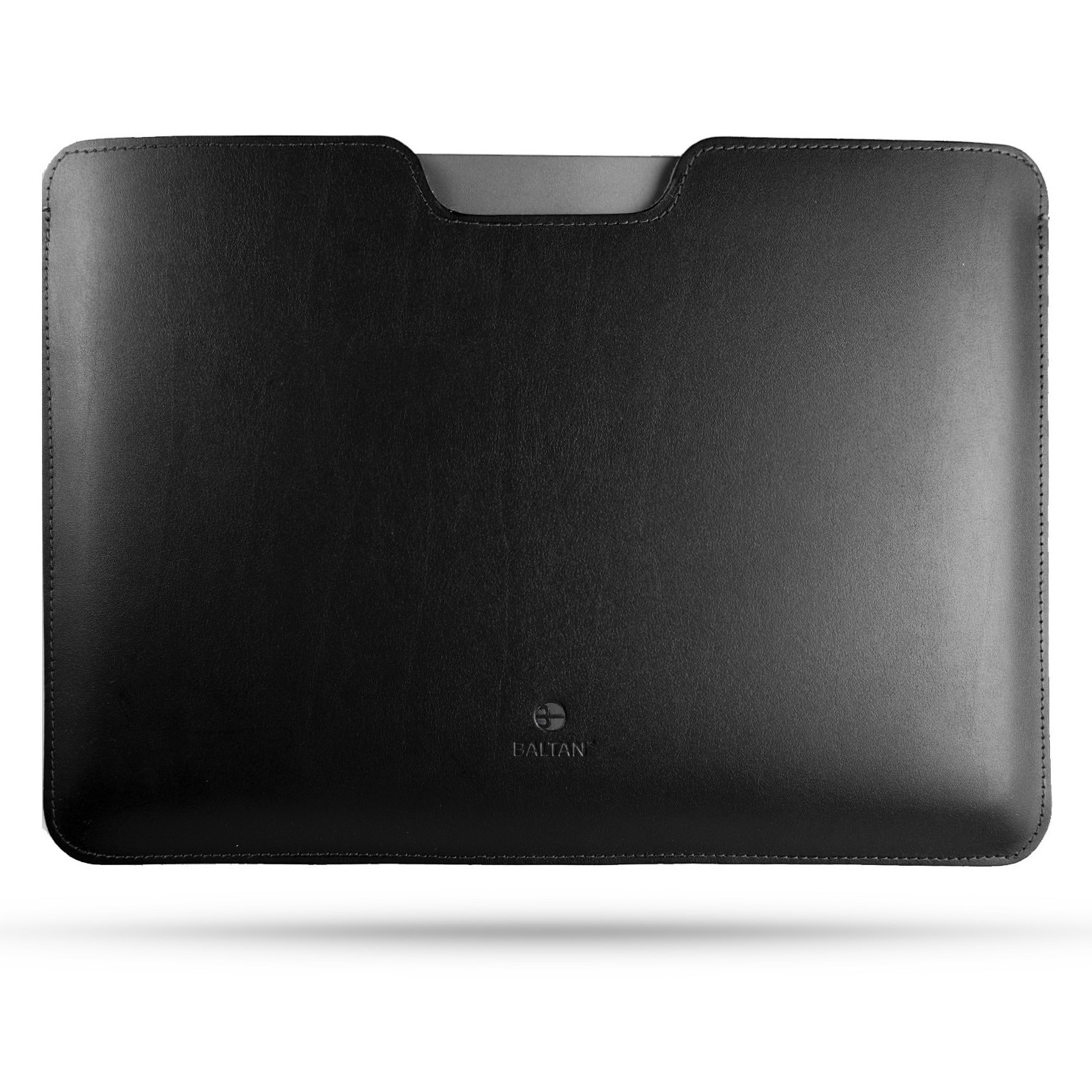 Husa pentru MacBook Air 13 M1 Baltan Razor 13 inch din piele naturala premium rezistenta la apa, negru