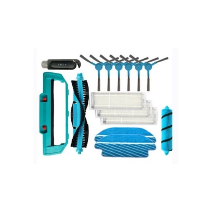 Комплект аксесоари за прахосмукачка Conga 3490 3290, странични четки, филтър, кърпички за Xiaomi Mijia STYJ02YM