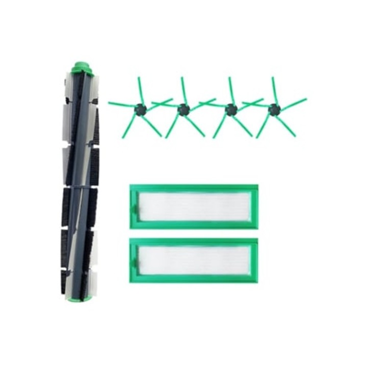 Set piese de schimb pentru aspirator Vorwerk Kobold VR200 VR300, perie principala si filtru HEPA