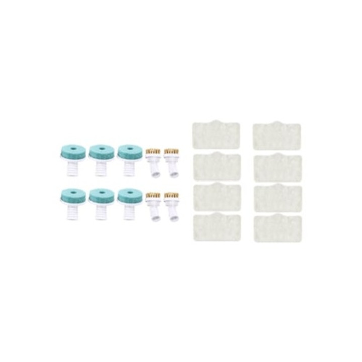 Set mopuri Deerma ZQ610/ZQ600, 8 capete de curatare + 2 perii pentru indepartarea mucegaiului