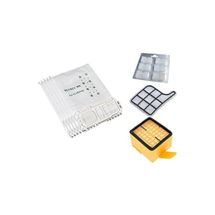 Set accesorii aspirator, 5 saci si 2 filtre, pentru Vorwerk Kobold 135 136
