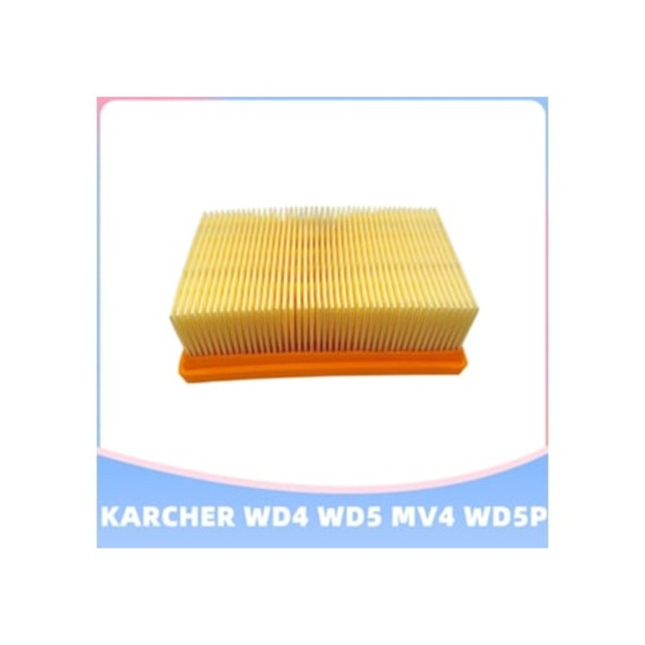 Filtru plat pliabil de schimb pentru aspiratoare Karcher MV4 MV5 MV6 WD4 WD5 WD6, set accesorii.
