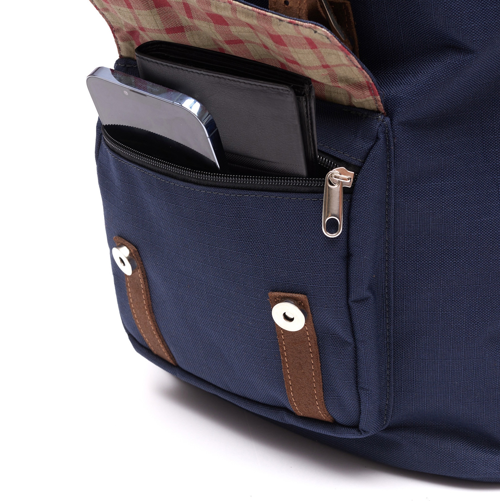 Rucsac pentru laptop portabil Baltan City Break, capacitate 26L, rezistent la apa, pentru laptop pana la 17'', Marina