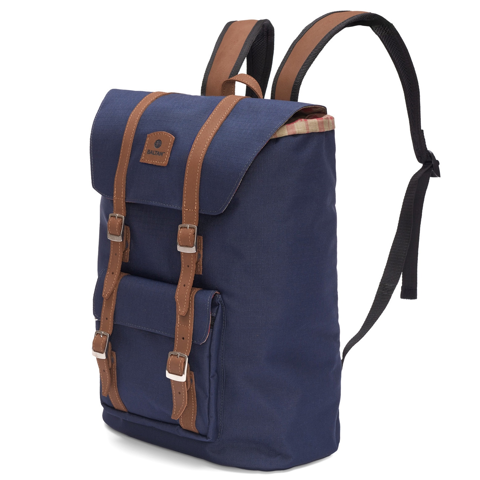 Rucsac pentru laptop portabil Baltan City Break, capacitate 26L, rezistent la apa, pentru laptop pana la 17'', Marina