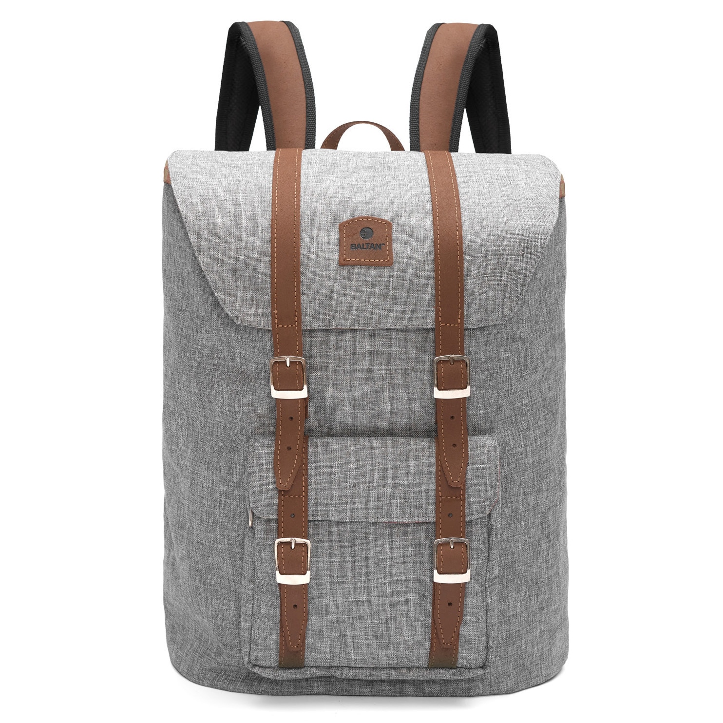Rucsac pentru laptop portabil Baltan City Break, capacitate 26L, rezistent la apa, pentru laptop pana la 17'', Gri