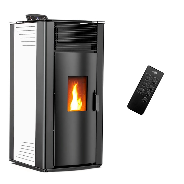 Soba pe granule Anita 15 kW Alb Sannover